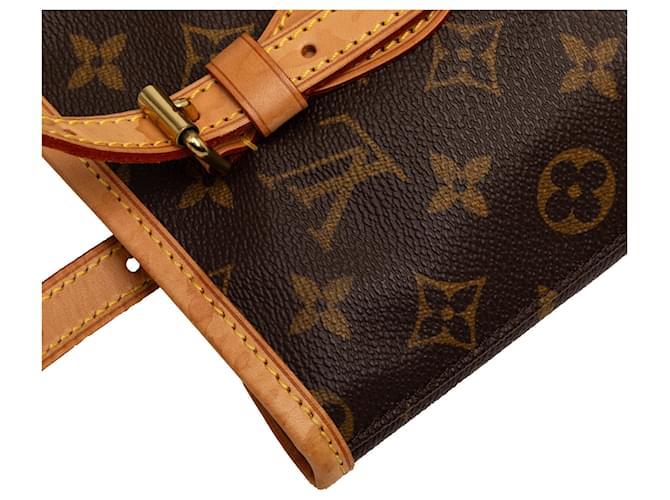 Bucket Secchiello Petit Monogramma Marrone Louis Vuitton - vista 7