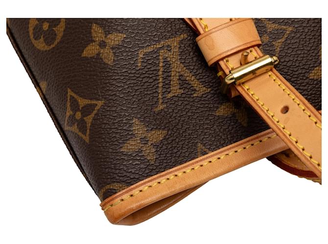 Bucket Secchiello Petit Monogramma Marrone Louis Vuitton - vista 8