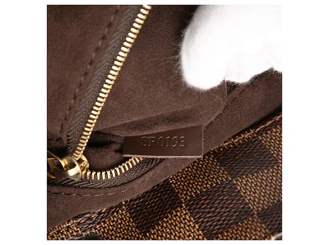 Louis Vuitton Marylebone PM Damier Ebene Marrone - vista 6
