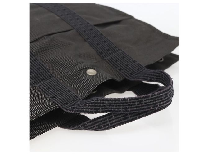 Borsa Fourre-tout Herline in tela Hermès Marrone - vista 7