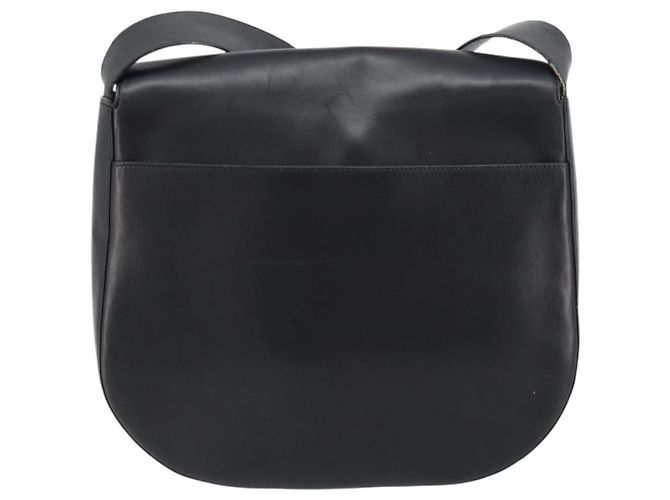 Borsa a Spalla Gancini in Pelle Salvatore Ferragamo Nero - vista 2