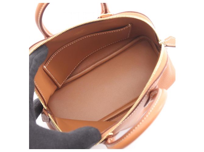 Hermès Bolide 1923 Mini-Handtasche Braun - Ansicht 3