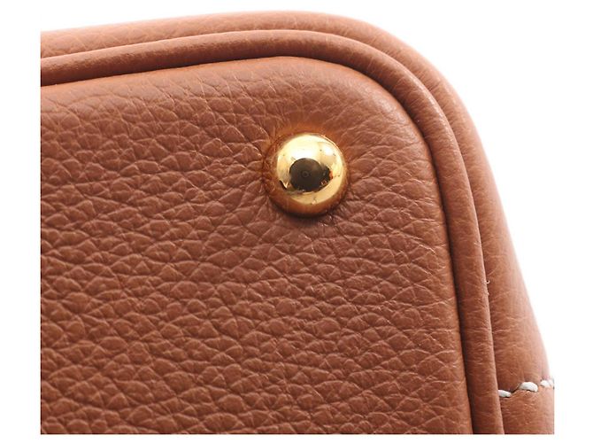 Hermès Bolide 1923 Mini-Handtasche Braun - Ansicht 6