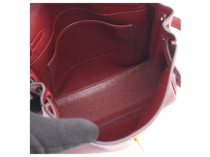 Zaino Hermès Kelly Ad PM Bordò - vista 3