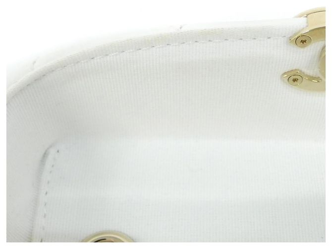 Borsa a spalla in pelle bianca Chanel AS2877 Bianco - vista 10
