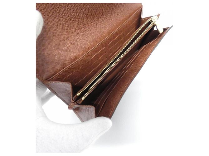 Portafoglio Sarah M60531 Monogramma Louis Vuitton Marrone - vista 6
