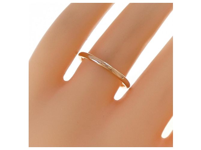 Timeless Chanel John Pariser Pink Gold Band Ring Golden - Ansicht 4