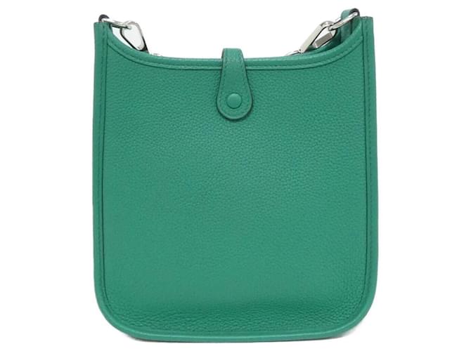 Borsa a Spalla Hermès Evelyn Amazon Verde Verde chiaro - vista 2