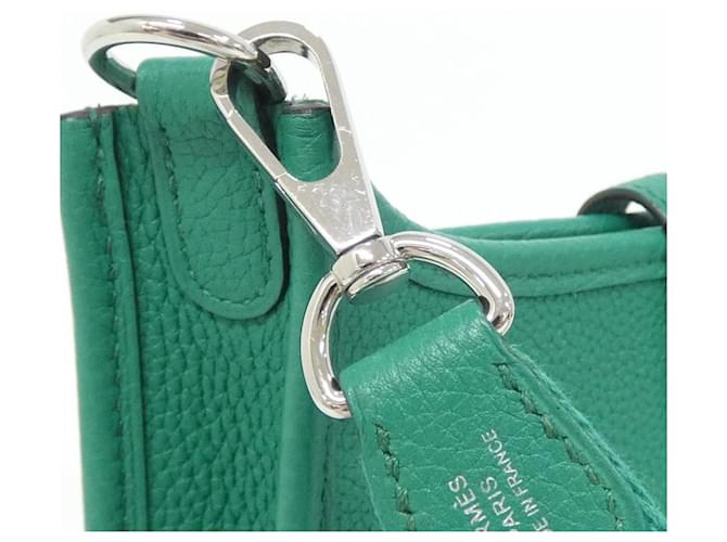 Borsa a Spalla Hermès Evelyn Amazon Verde Verde chiaro - vista 4