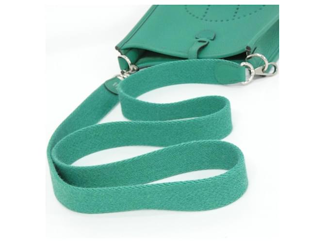 Borsa a Spalla Hermès Evelyn Amazon Verde Verde chiaro - vista 5