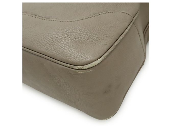 Borsa a mano/spalla Gucci Bamboo Grigio - vista 4