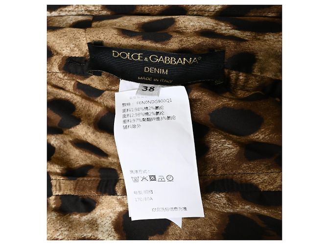 Vestido Mini Bicolor Patchwork en Denim Azul de Dolce & Gabbana - vista 5
