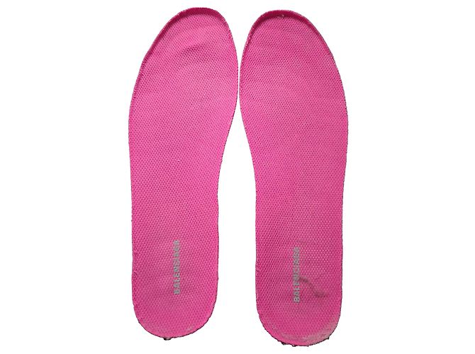Everyday Baskets Track Balenciaga en polyuréthane rose et blanc - vue 7