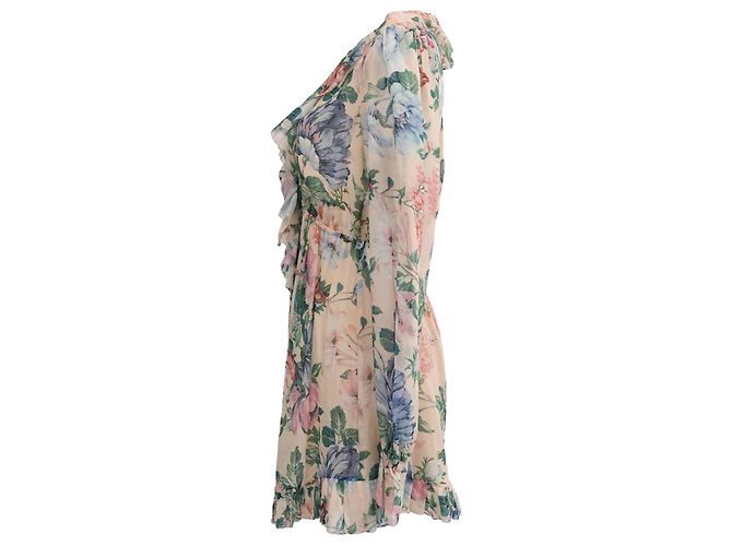 Mono V-Neck Zimmermann en algodón con estampado floral - vista 2