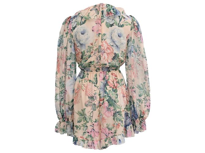 Mono V-Neck Zimmermann en algodón con estampado floral - vista 3