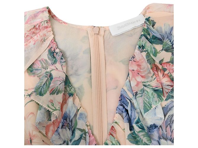 Mono V-Neck Zimmermann en algodón con estampado floral - vista 5