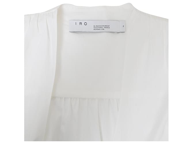 Blusa Iro en algodón blanco Crudo - vista 5
