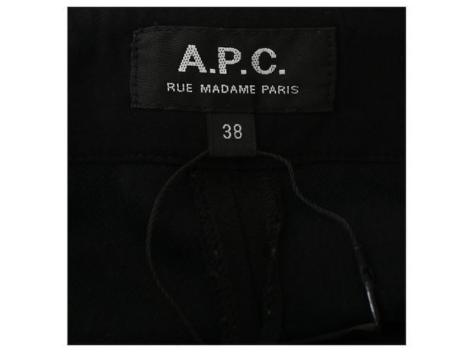 Apc A.P.C. Drawstring Pants in Black Polyester - view 4