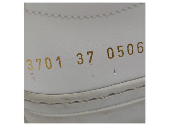 Autre Marque Baskets Original Achilles de Common Projects en cuir blanc Écru - vue 6