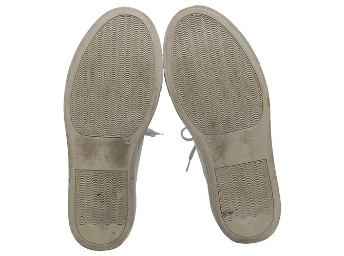 Autre Marque Baskets Original Achilles de Common Projects en cuir blanc Écru - vue 9