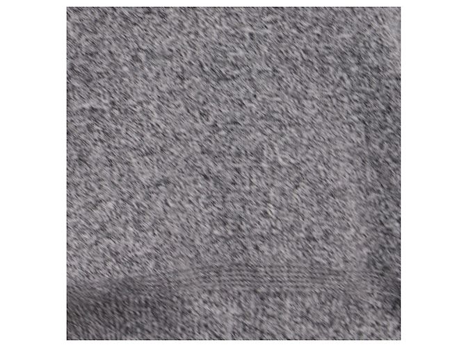 Camiseta sem mangas em algodão cinza com detalhe em renda V-Neck da Jw Anderson - vista 2