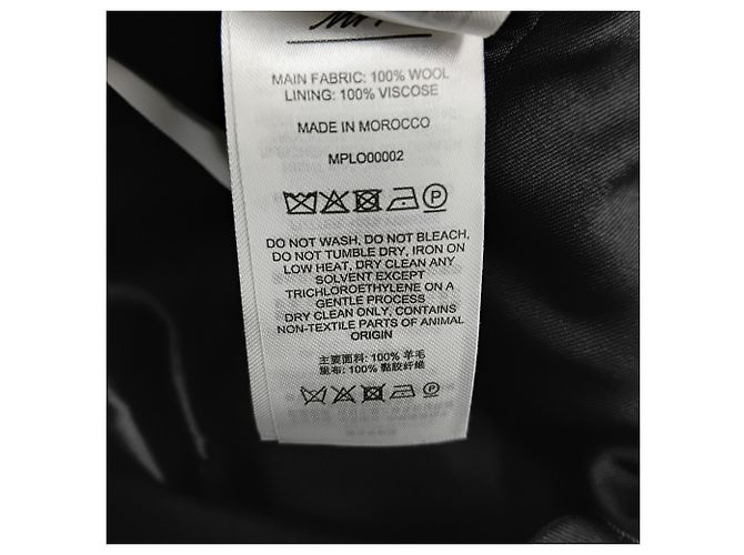 Autre Marque Mr, P. Single-Breasted Blazer with Pockets in Black Wool - view 4