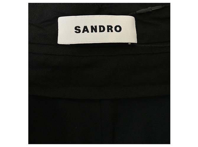 Sandro Houndstooth Shorts in Multicolor Wool Multiple colors - view 4