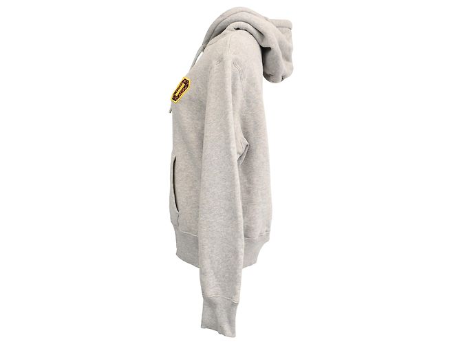 Sandro Logo Hoodie aus grauer Baumwolle - Ansicht 2