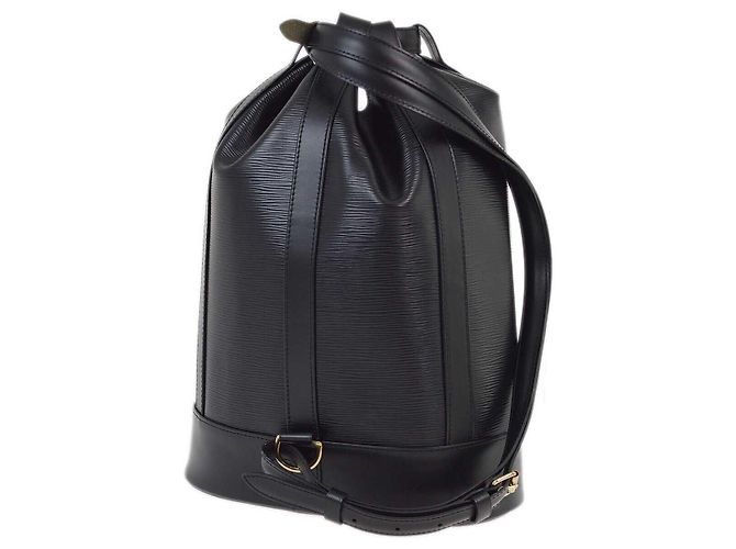 Louis Vuitton Randonnee Backpack Epi Leather PM Black - view 2