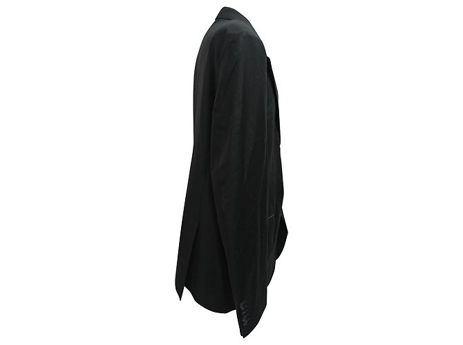 Hugo Boss Single-Breasted Blazer in Black Wool - view 2