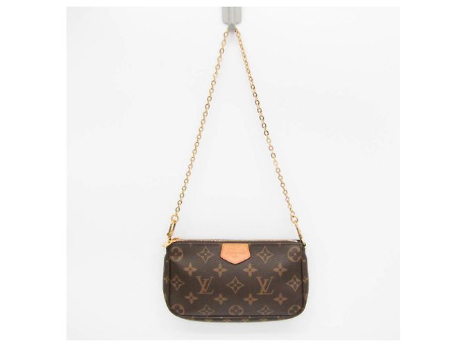 Multi Pochette Pochette Accessoires Multi Monogram Louis Vuitton per donne, Borsa a spalla Khaki, Monogramma Verde - vista 15