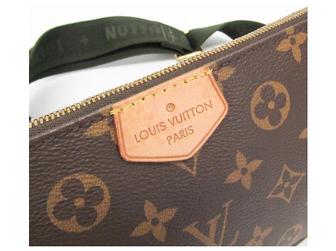 Multi Pochette Pochette Accessoires Multi Monogram Louis Vuitton per donne, Borsa a spalla Khaki, Monogramma Verde - vista 5