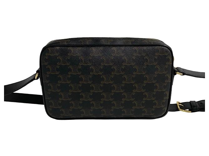 Céline Borsa Messenger Triomphe CELINE, Media, Pelle Vera, Spalla Marrone, - vista 4