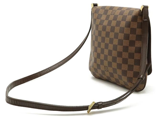 Borsa a Spalla Musette Salsa Damier Louis Vuitton Marrone - vista 2