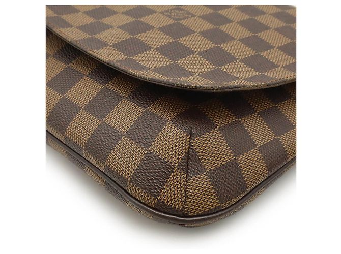 Borsa a Spalla Musette Salsa Damier Louis Vuitton Marrone - vista 3