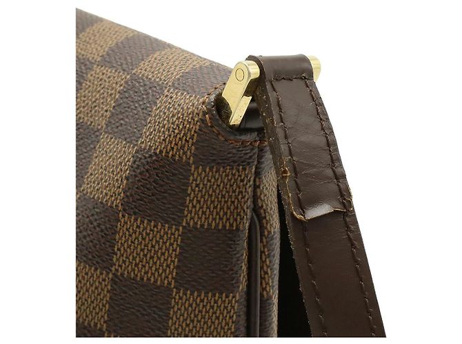 Borsa a Spalla Musette Salsa Damier Louis Vuitton Marrone - vista 5