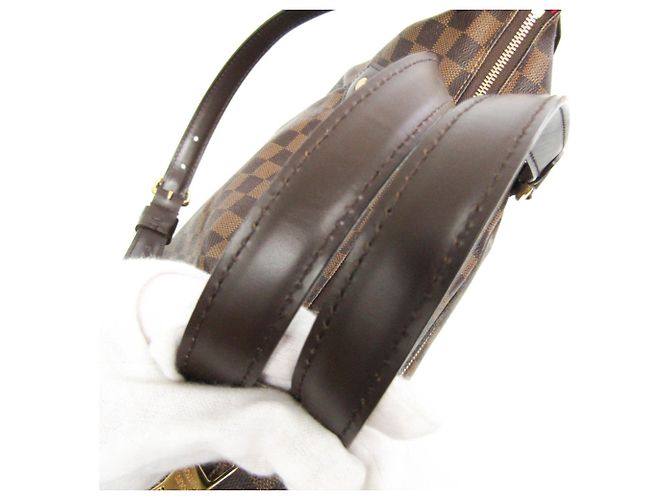 Borsa a mano Louis Vuitton Damier Evora MM da donna, Borsa a spalla Ebano Marrone - vista 10