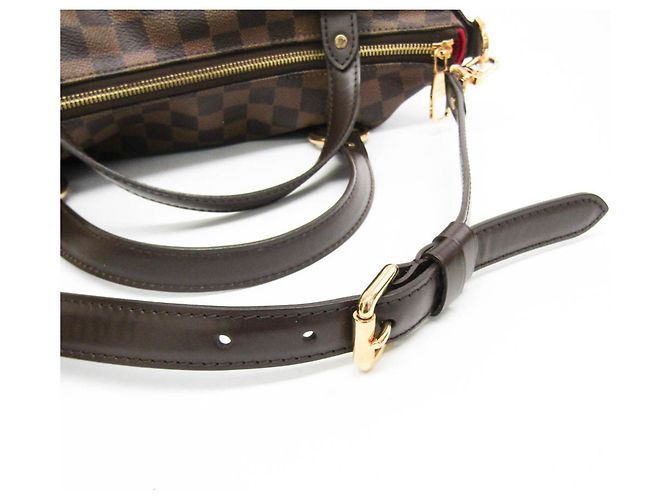 Borsa a mano Louis Vuitton Damier Evora MM da donna, Borsa a spalla Ebano Marrone - vista 11