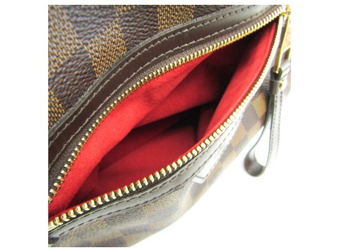 Borsa a mano Louis Vuitton Damier Evora MM da donna, Borsa a spalla Ebano Marrone - vista 12