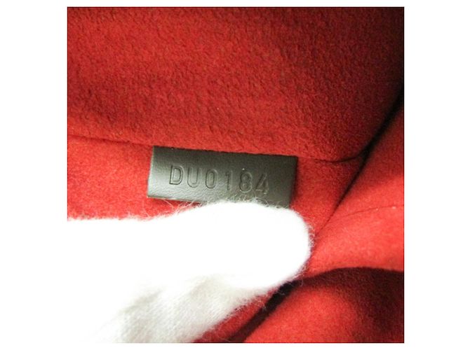 Borsa a mano Louis Vuitton Damier Evora MM da donna, Borsa a spalla Ebano Marrone - vista 14