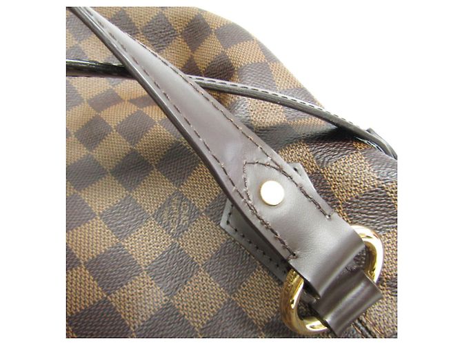 Borsa a mano Louis Vuitton Damier Evora MM da donna, Borsa a spalla Ebano Marrone - vista 9
