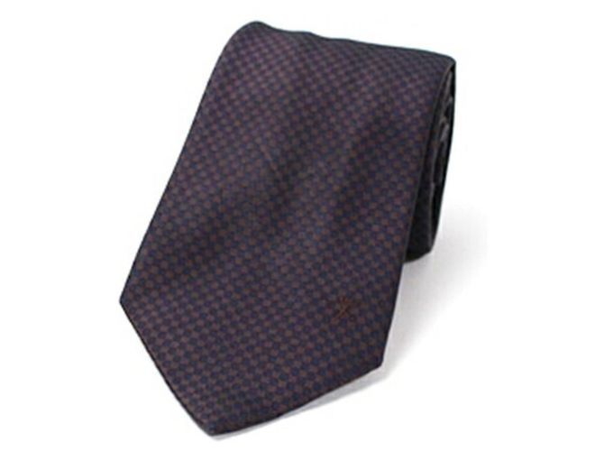 Louis Vuitton Silk Tie Damier Pattern LOUIS VUITTON Men's Black - view 3