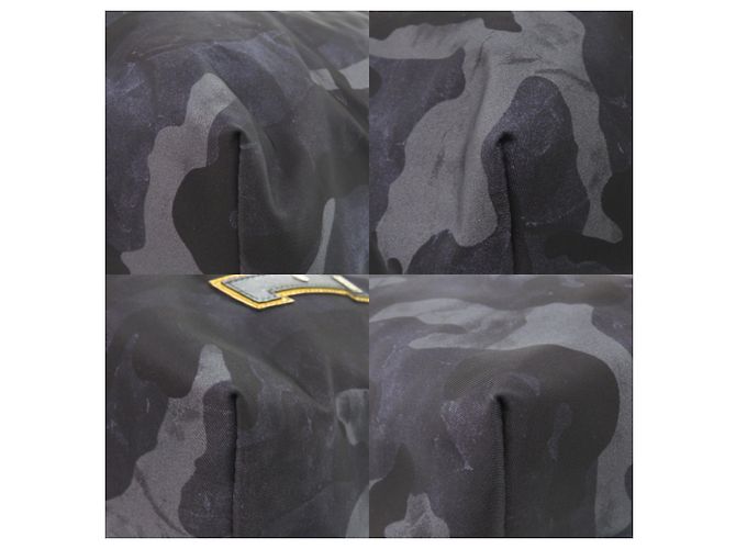 Prada Camouflage Nylon Navy Tote Bag - view 5