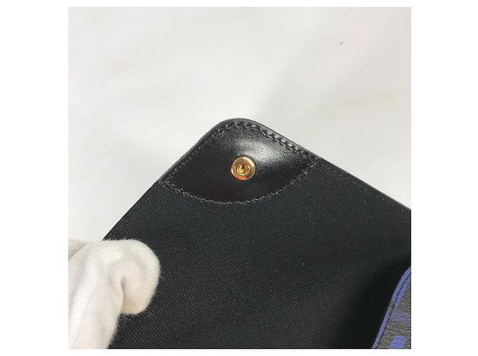 VERSACE Greca Clutch Tasche aus Leder für Damen - Blau - Ansicht 9