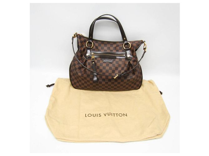 Evora Borsa a spalla Louis Vuitton Damier Évora MM da donna Ebano Marrone - view 14