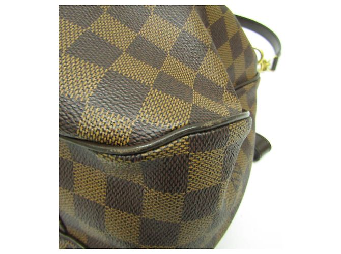Evora Borsa a spalla Louis Vuitton Damier Évora MM da donna Ebano Marrone - view 4