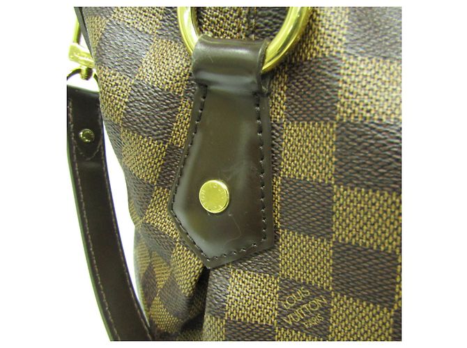 Evora Borsa a spalla Louis Vuitton Damier Évora MM da donna Ebano Marrone - view 6
