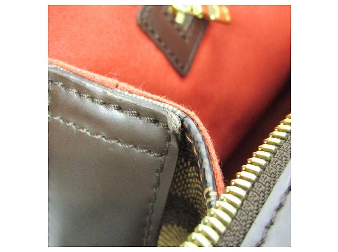 Borsa a spalla Chelsea Damier Louis Vuitton da donna marrone, Ebano - vista 12