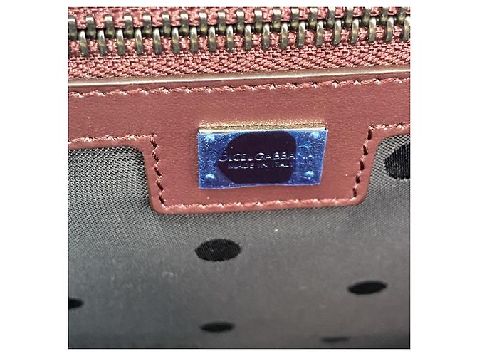 Bolsa de ombro D&G para homens em couro e madeira da Dolce & Gabbana - vista 11