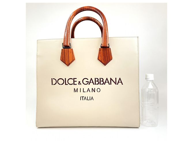 Bolsa de ombro D&G para homens em couro e madeira da Dolce & Gabbana - vista 14